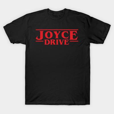 Asian Size Cotton Unisex Tshirt Print T-shirt Joyce Drive - Stranger Things T-shirt No-Cut Print Regular Fit