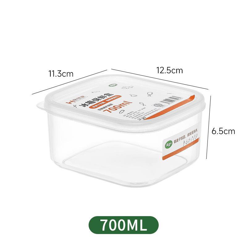 Rectangular Thick Plastic Food Storage Box - Microwaveable & Freezer Safe, Airtight Seal for Freshness