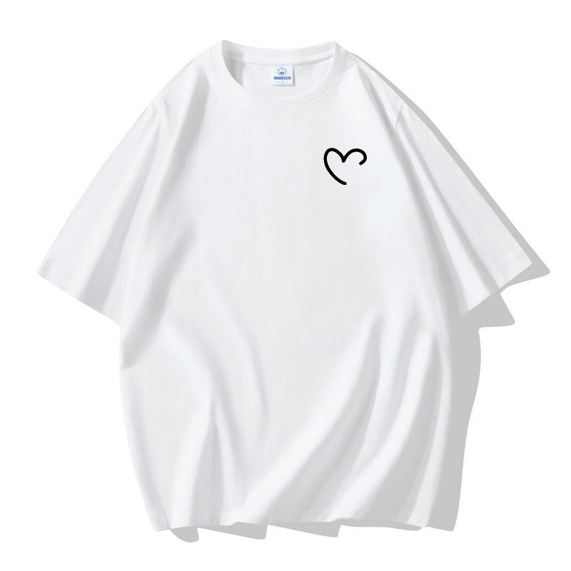 Einfaches Design Herren Kurzarm T-Shirt 100% Baumwolle Freizeit-Tee Große Größe