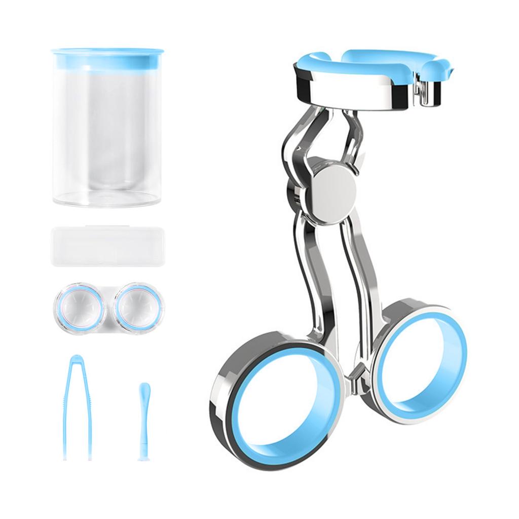 1 sett Kontaktlinsehjelp Kontaktlinseinnsetting og fjerningsverktøy Høy elastisitet Silikon Senteraksekontroll Komfortabelt håndtak kontaktlinse