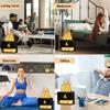 NEW Flame Air Humidifier Essential Oil Diffuser Aromatherapy Mist Maker USB Desktop LED Fire Flame Humidifier   Office 2025