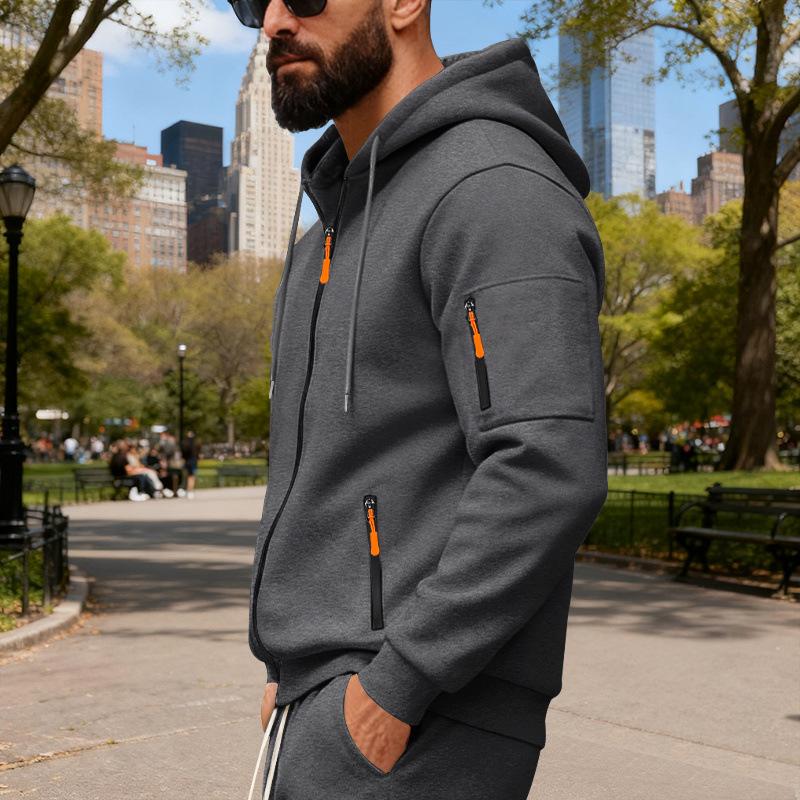 2026 Autumn and Winter New Loose Zipper Hooded Commuting Casual Long-sleeved Sweatshirt L 2690₽