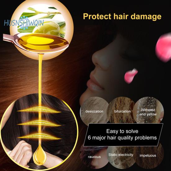 Huile essentielle de soin capillaire marocain 70ML: Réparer, renforcer, hydrater les cheveux secs et crépus - Huile capillaire efficace et sûre