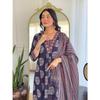 Designer Indian Women Ethnic Kurti Pant Dupatta Set Bollywood Designer Kurta Set
