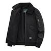 Giacca invernale da uomo in pile addensato caldo giacca casual da uomo cappotto in lana di agnello moda giacca a vento militare
