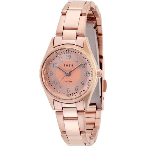 

Fieldwork Analog Petite Metal Watch, Pink with Metal Band, Rose Gold, ST052Fp-10, Women s