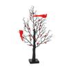 Warm Light LED Christmas Tree Lights Featuring Red Bird Decorations-Bringing Bedroom Atmosphere Lighting Lamp