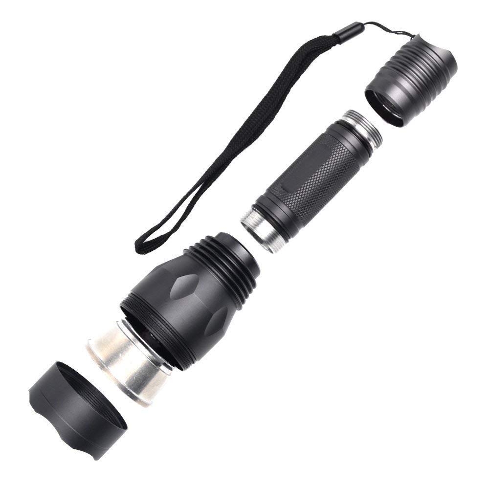 WindFire Ultra Bright Red 3 650 Waterproof Red LED 1 Red Hunting 200 Meter Long for Night and Night Photography Battery Not Flashlight, LEDs, Lumens,