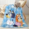 Bluey Bingo's Beach Day Blanket Soft Warm Cozy Great for Sofa Seaside Couch Four Seasons Multipurpose Playful Design
