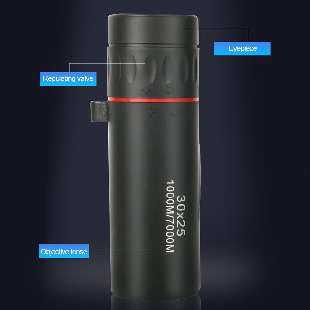 For Hunting Tourism Spotting Optical  Green Film Telescope 30x25 Monocular Telescope Handheld