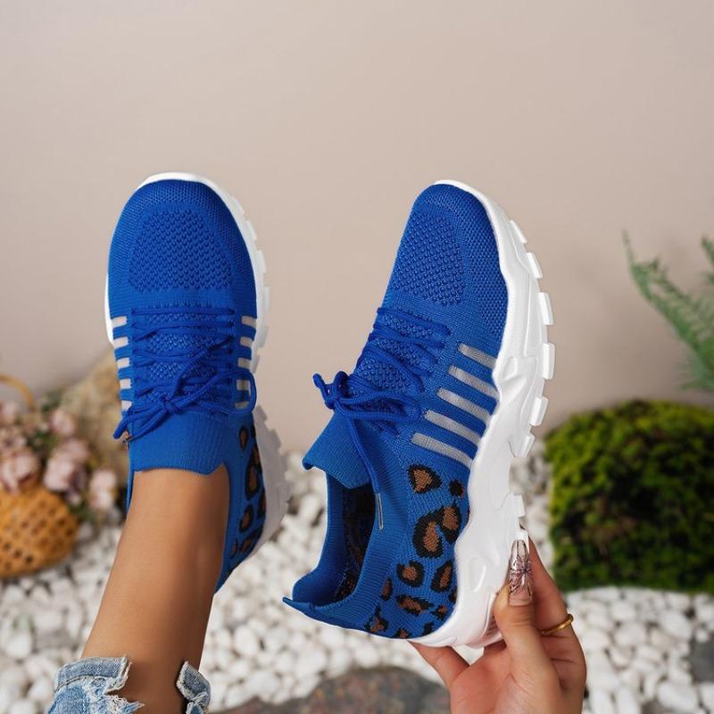 Large size color matching muffin and thick-soled cross-strap casual single shoes spring new soft-soled fly-woven shoes