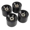 4PCS Skateboard Wheels High Elasticity PU 60x45mm Longboard Roller Wheel with Bearings