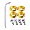 Car License Plate Anti-Theft Bolt Number Frame Security Screw M6