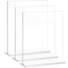 Xiaomi 3Pcs A6 150x100mm Clear Acrylic Sign Holder Table Menu Stand Restaurant Menu Display Easel Desktop Holder