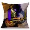 Islam Oil Painting Muslim Decoration Arab Calligraphy Allah Sofa Throw Pillow Case Meditation Cotton Linen Worship Cushion Cover