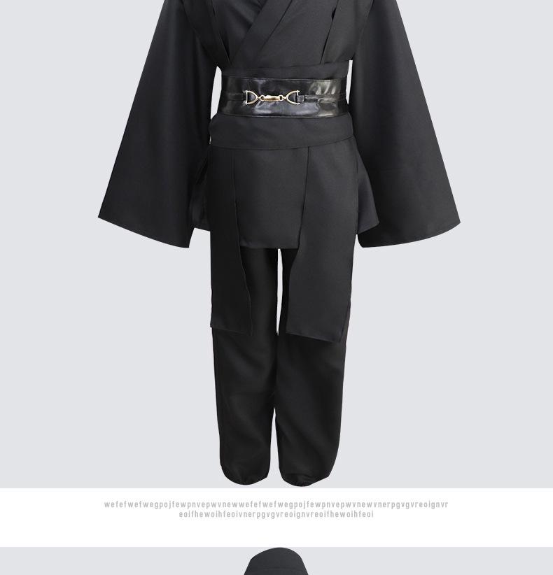 Jinyuan Yijia Anakin Jedi Knight Star Wars Cosplay Costume - Black Suit