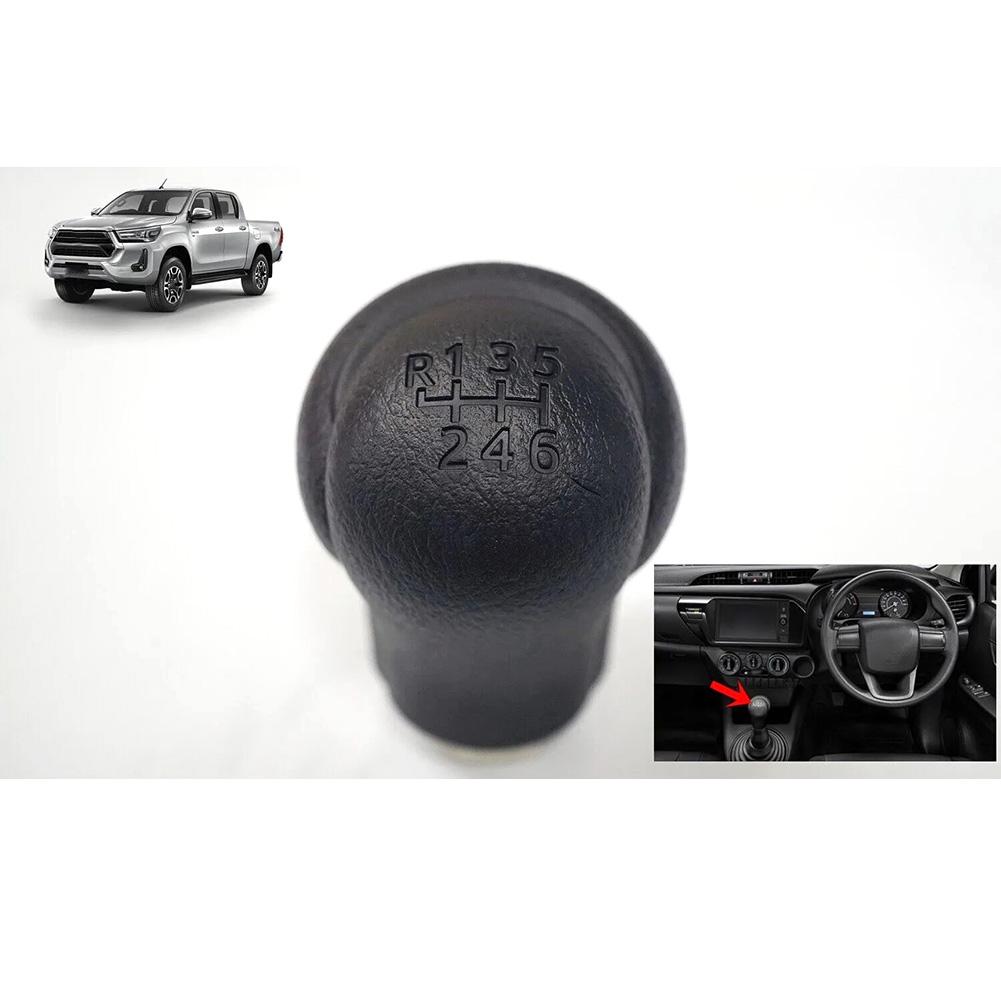 Car Gear Shift Knob Manual Transmission 6 Speed For TOYOTA For HILUX REVO 2015-20 Base Replace Original Car Knob Directly