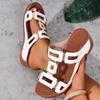 Fashion Women Slippers 2025 New Thick-soled Large-size Shoes for Women New Summer Wedge Sandals Open-toe Casual Slippers Slides Women
