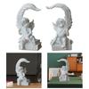 Wing Cherub Figurines Collection Memorial Figure Artwork Adorable Angel Statue for Wedding Bookshelf Bedroom Tabletop Decoration