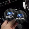 2Pcs Car Emblem Anti-Slip Pad Water Cup Holder Drink Coaster For Subaru STI Impreza Legacy WRX BRZ Forester XV Outback Crosstrek Z10