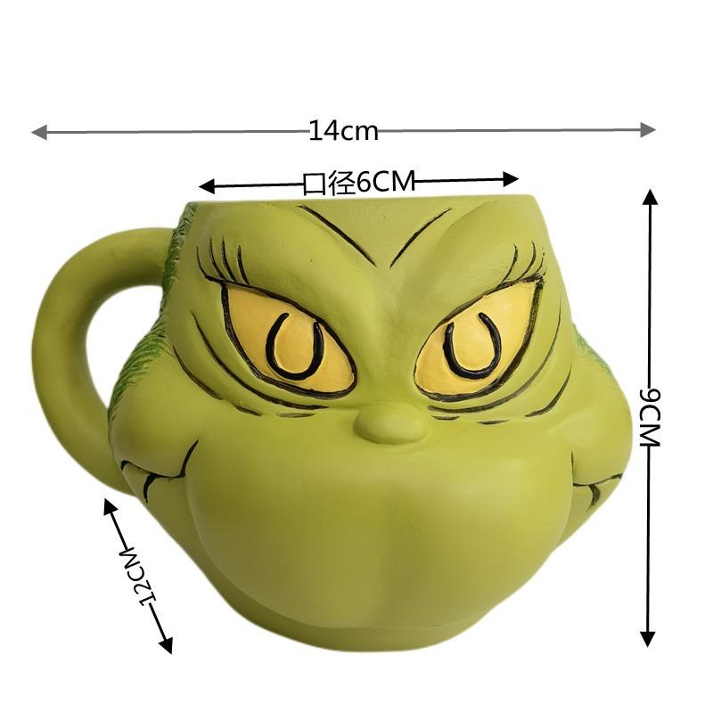 Grünhaariger Sonderling Tasse Heimdekoration Kaffeetasse Geschenk