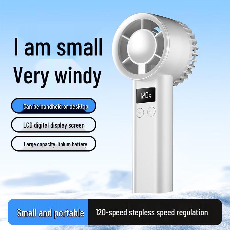 ZISIZ Rechargeable Portable High-Speed Fan