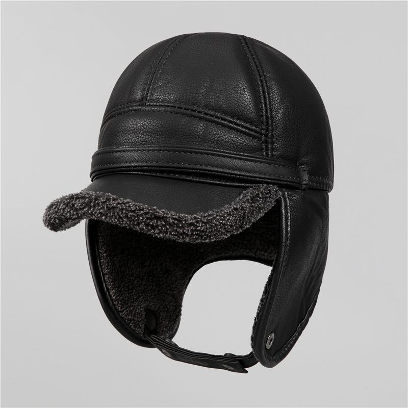 Hat Men's Winter Warm Fleece Winter Ear Cap
