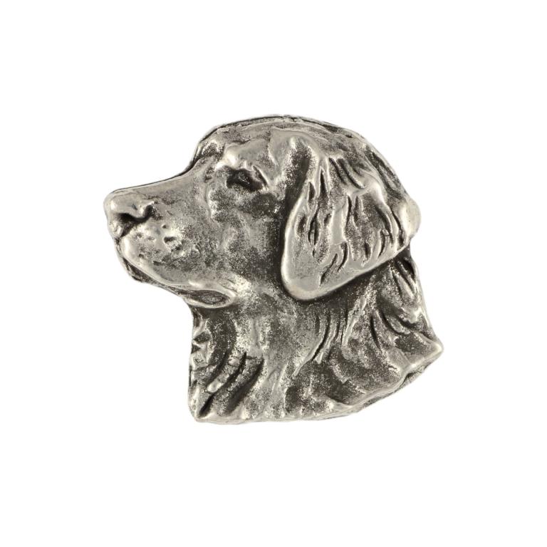 Golden Retriever I - Broche de cachorro em caixa de presente, alfinete elegante, broche de lapela para jaqueta da marca Art-Dog