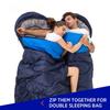 Camping Sleeping Bag Ultralight Waterproof Winter Warm Envelope Backpacking Sleeping Bags for Outdoor Traveling Hiking