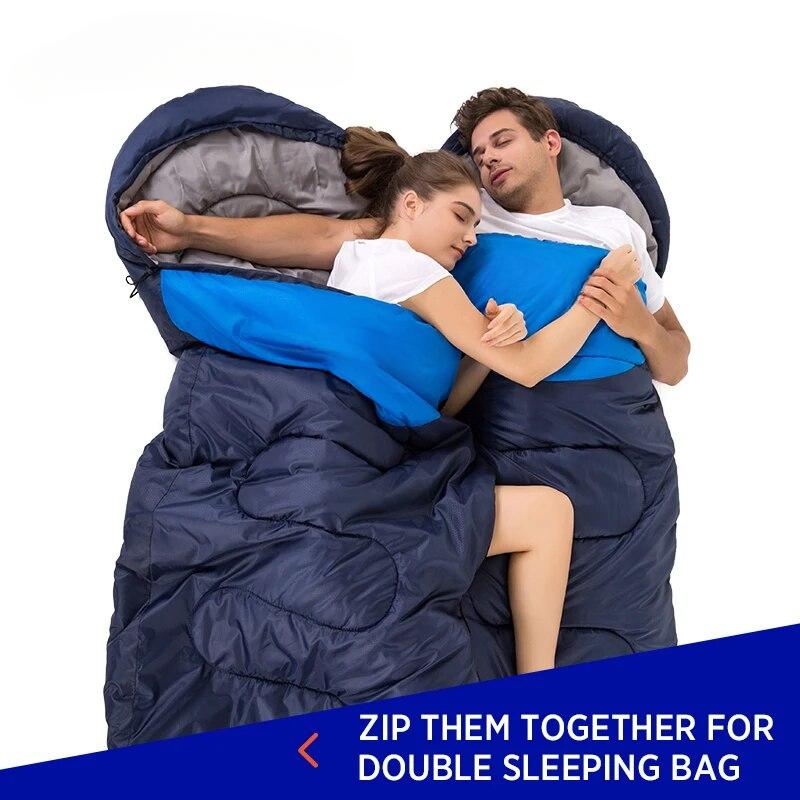 Camping Sleeping Bag Ultralight Waterproof Winter Warm Envelope Backpacking Sleeping Bags for Outdoor Traveling Hiking