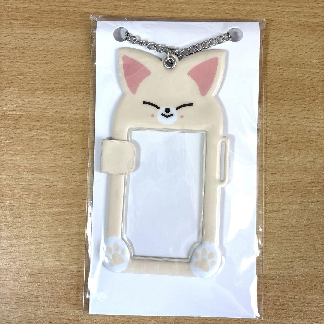 

[USED] straykids photo card keychain foxini aien