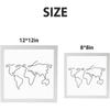 Travel Adventure Archive Box Ticket Shadow Box Photo Frame for Wall and Table Top Display Keep Memories Home Decor Storage Sbox