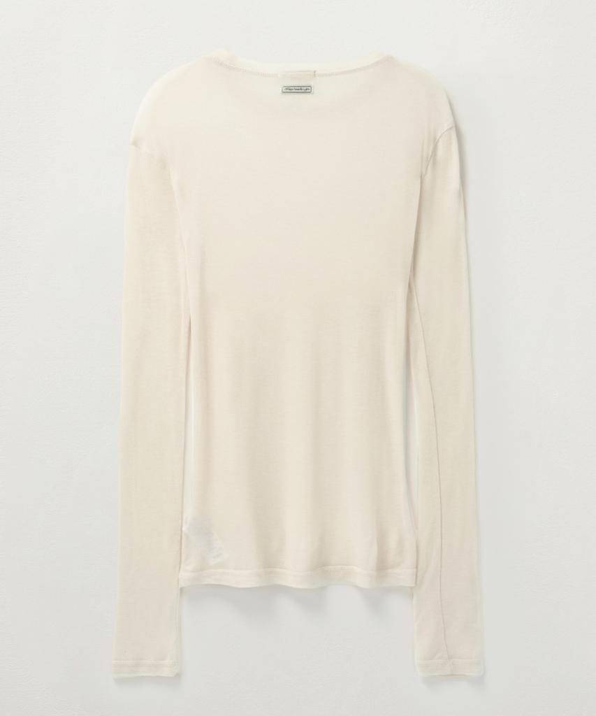 Seteo (W) Slim Fit Layered Long Sleeve Cream