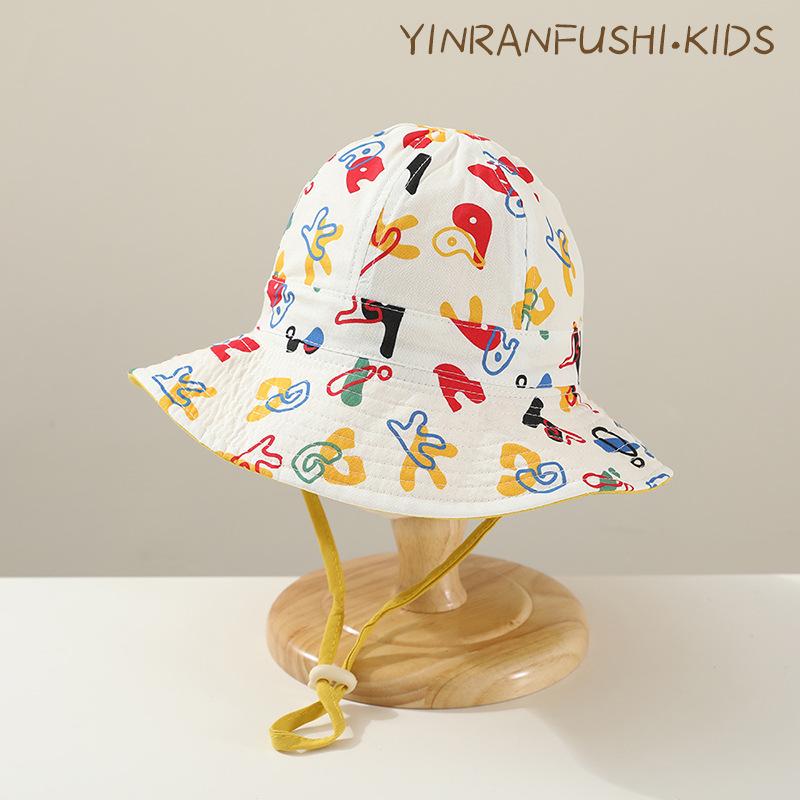Baby Hat Spring and Autumn Thin Baby Sun Hat Summer Boy Baby Hat Girl Sun Hat Children Korean Style Fisherman Hat