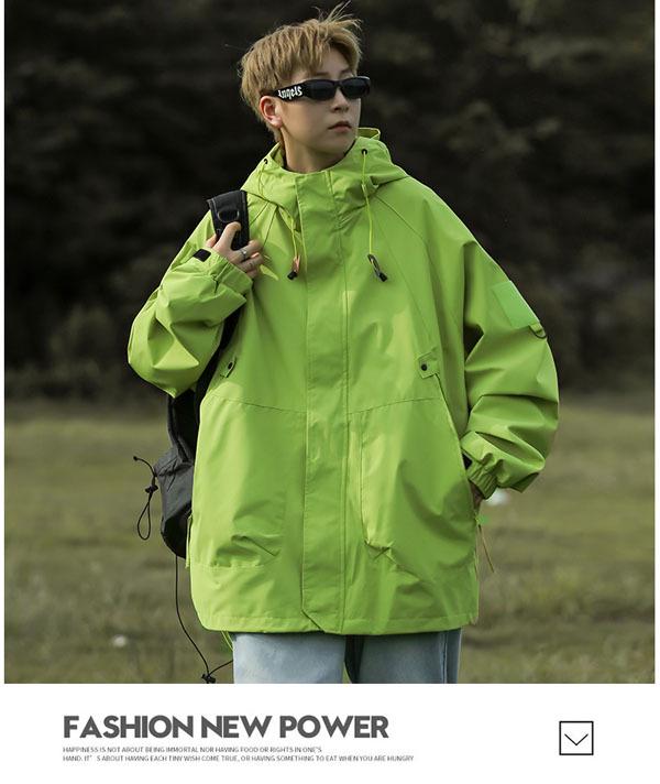 

Водонепроницаемая ветровка на три сезона: Индивидуальная куртка для рабочей одежды для улицы 3XL (180-205 jin)