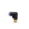 Pneumatic Quick Connect Elbow: PL8-02 & PL6-02 Cylinder Connector with Male Thread