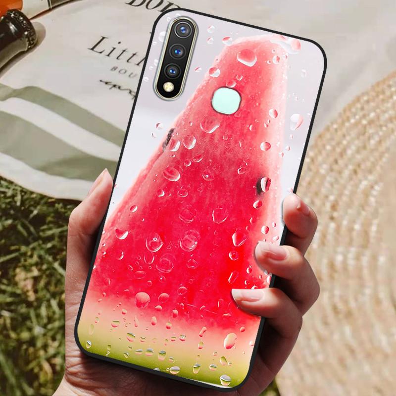 For Vivo Y19 Case Silicone Cover For Vivo 1915 Y19 Y 19 Case 6.53'' Soft TPU Silicon Phone Back Protective Bumper Shells Coque