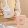 Women Sanitary Napkin Tampon Storage Box Portable Waterproof Dust-Proof Organizer Box Simple Pattern Sanitary Napkin Box
