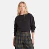 Timberland Sweatshirts Women's Black Crew Neck Moderate Regular A6HV5-001