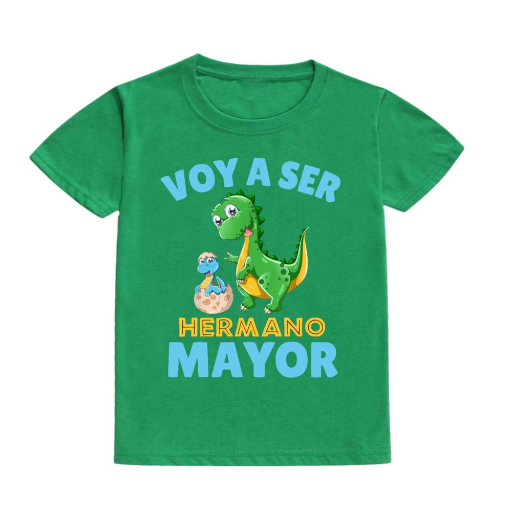 

I Will Become A Brother Spanish Print Kids Shirt T-shirt Boys Short Sleeve Tee Child Summer Clothes Tops 100