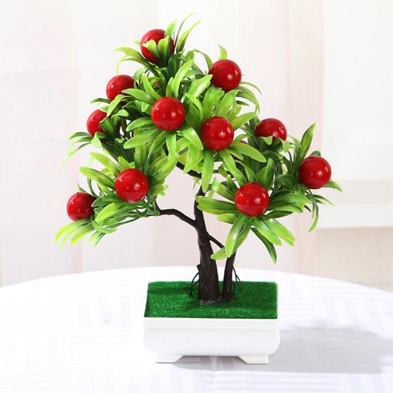 1 Pcs Artificial Flower Simulation Different Shape High Quality Plastic Home Decor Artificial Fruit Tree for Home