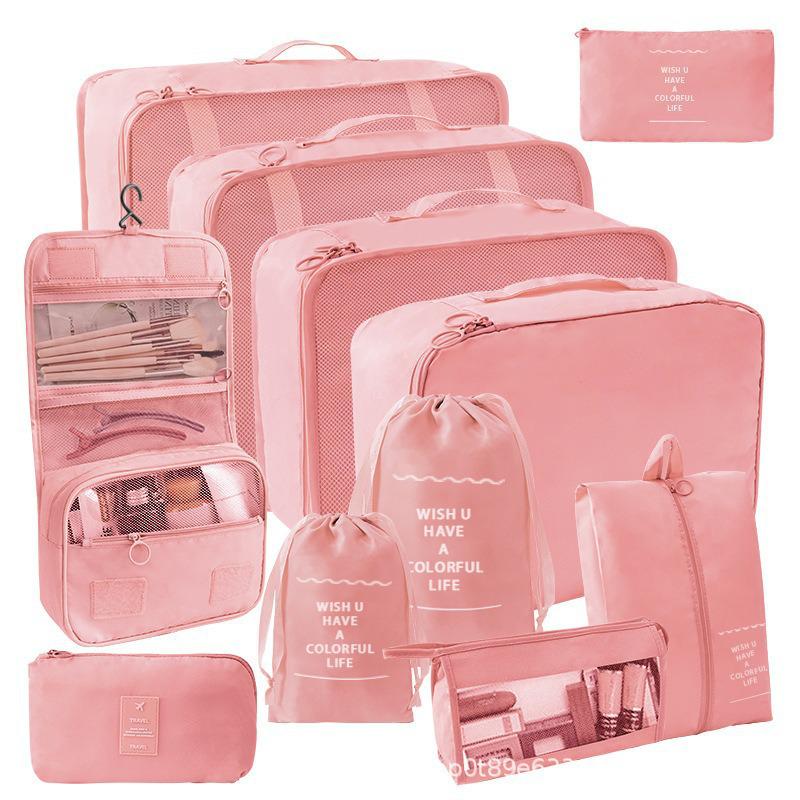 Large Capacity Foldable Travel Storage Bag Set - 7 Pieces