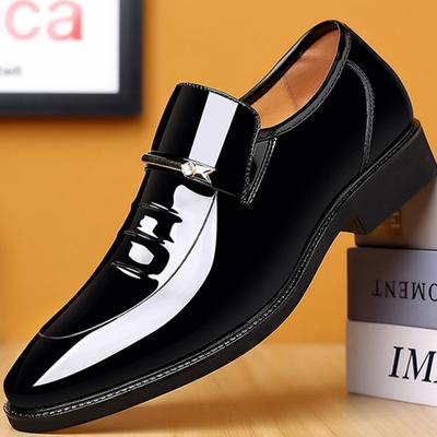 FashionMen Dress Shoes Men Slip On Fashion Business Dress Men Shoes 2024 New Classic Leather Men's Suits Shoes Man Moccasins Big Size