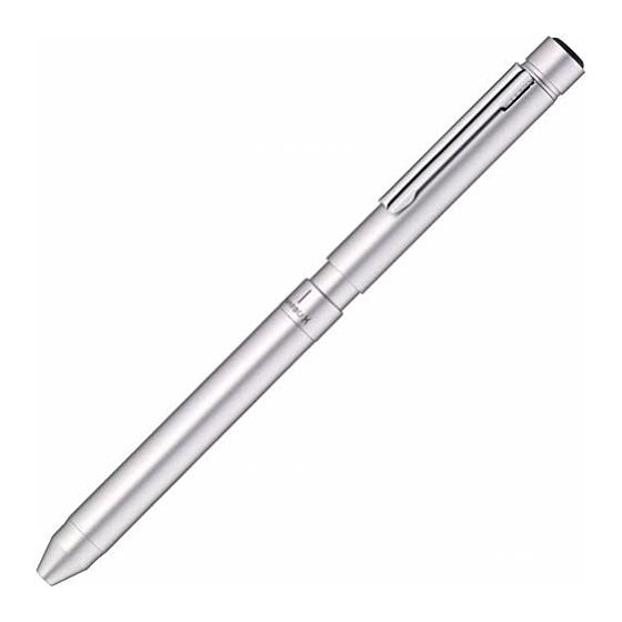 Zebra Sharbo X LT3 Multi-Function Pen, Silver (SB22-S) - Refills Sold Separately, Rotating Knock Type, Improved Stability, Responsive Mechanism,