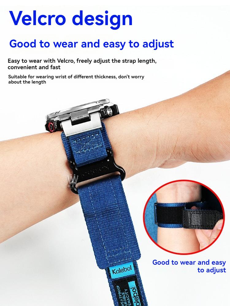 For Casio G-SHOCK Sport Watch GA-900 GA700/750 GA110GB/100/120 Black Gold Black Warrior Modified Nylon Canvas Strap Accessories