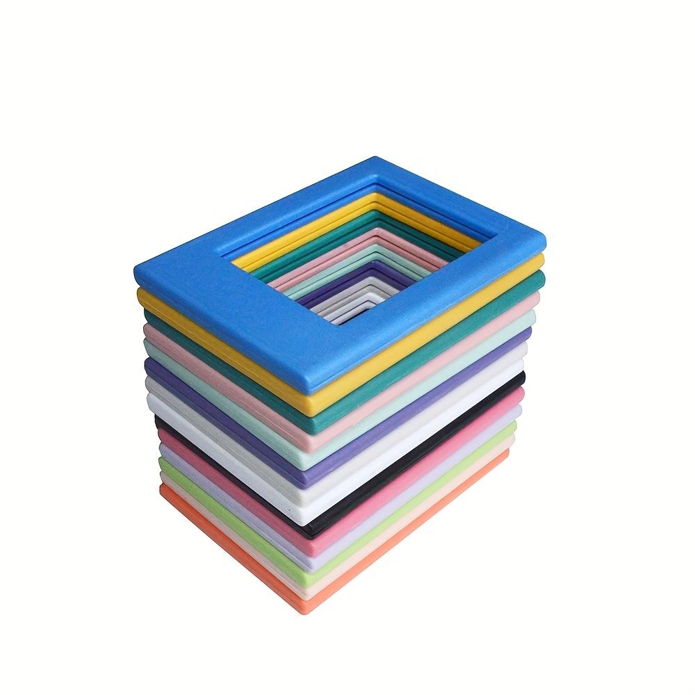 5Pcs Magnetic Photo Frames, 3-Inch Vertical Transparent Polaroid Fridge Magnets, for Wall Door DIY Photo Display