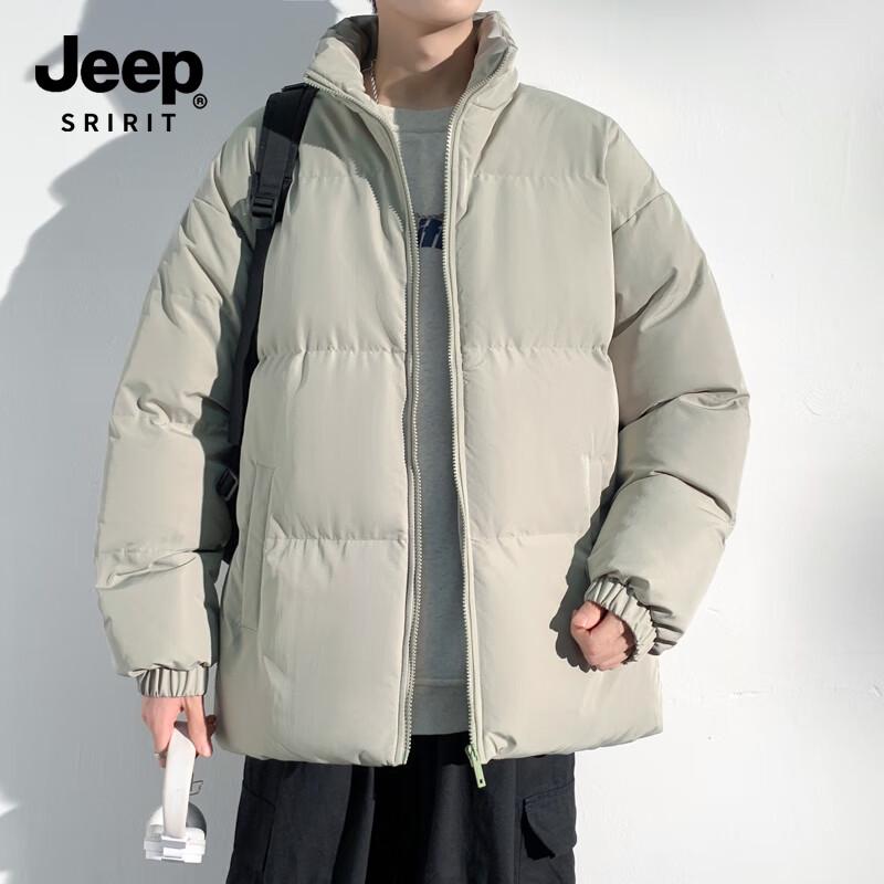 

JEEP SPIRIT Men s Winter Loose Fit Stand Collar Padded Jacket 23666 3XL