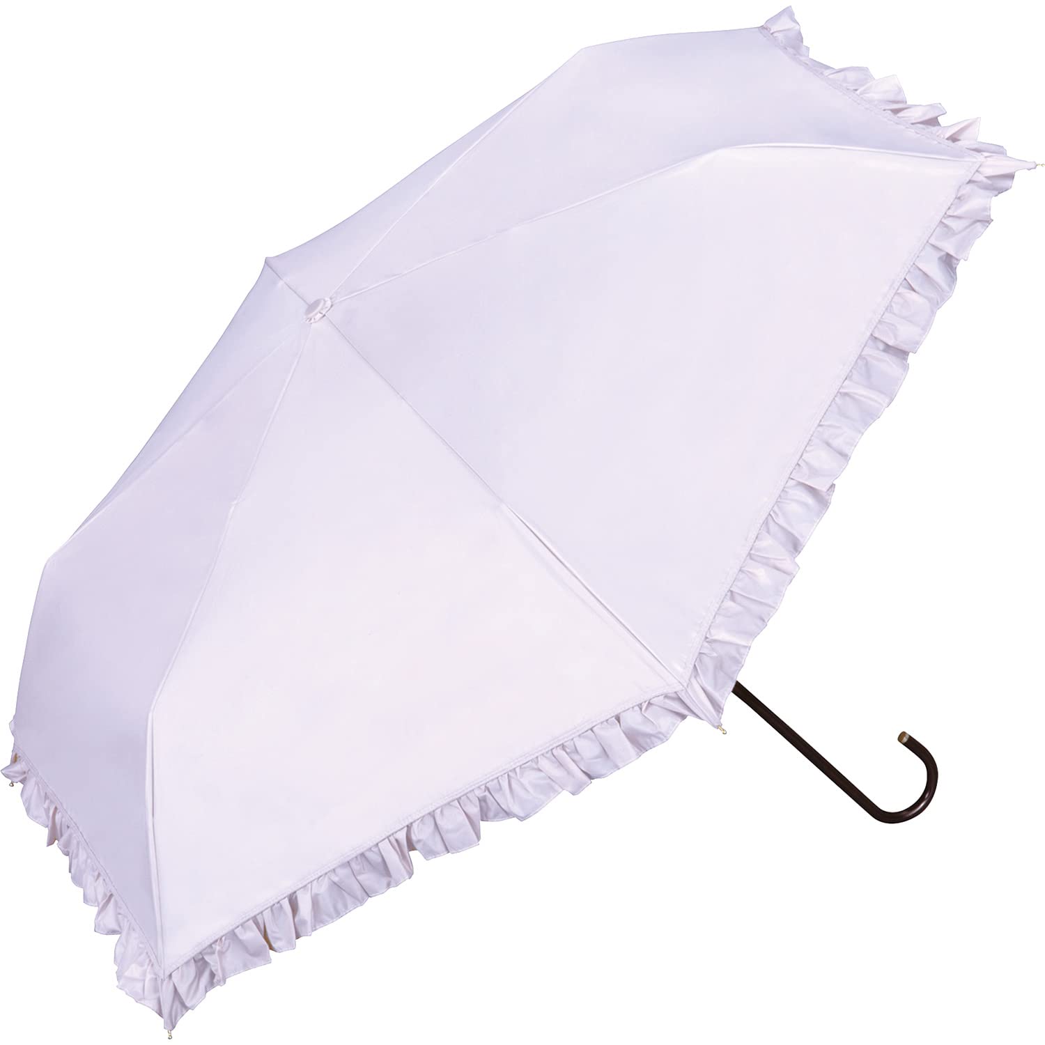 

Зонт складной зонт Blackout Classic Ruffle Mini Lavender с защитой от ультрафиолета как от солнца, так и от резинки для поездок на работу или на работу [2024] Wpc.