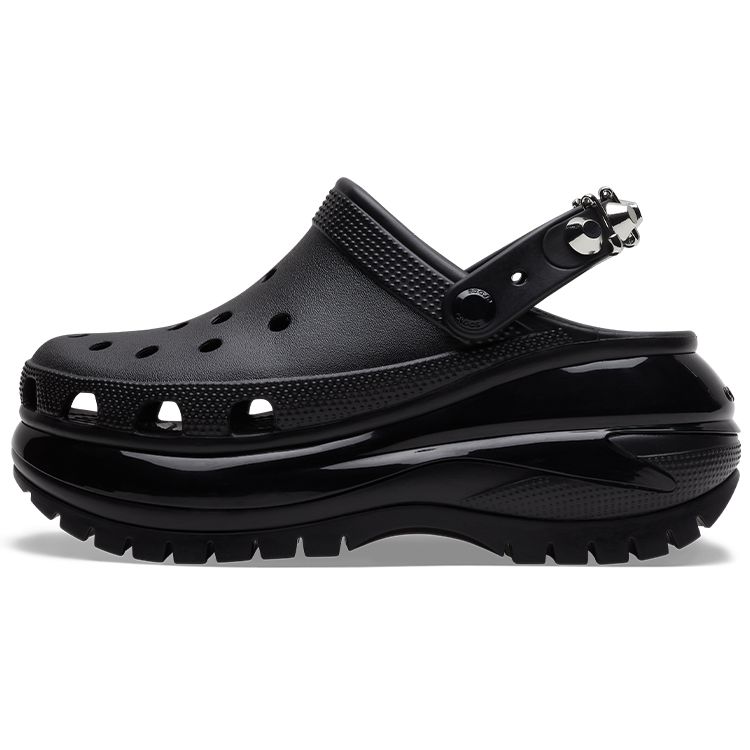 Crocs Mega Crush Clog EVA Fashion Thick Sole Clogs Women Clogs Black 208328-060