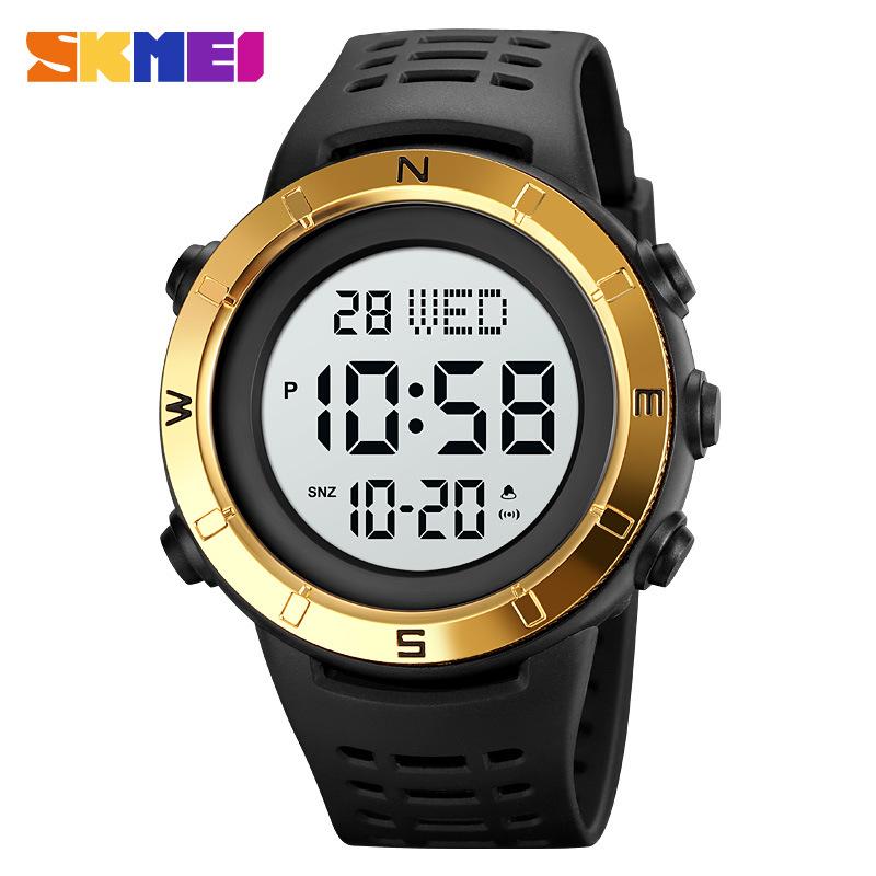 Multifunctional Outdoor Sports Student Electronic Watch New Waterproof Large Dial Watch Men